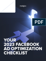 Facebook Ad Optimization Checklist X042ka
