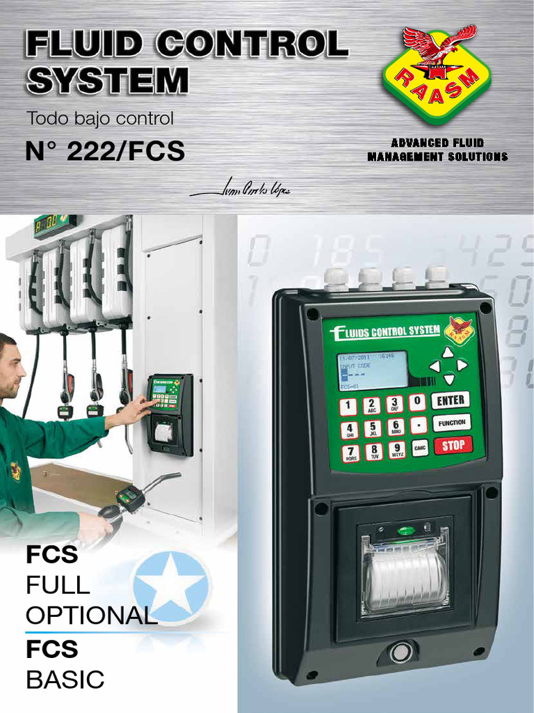 Sistema FCS: Control Avanzado de Fluidos | PDF