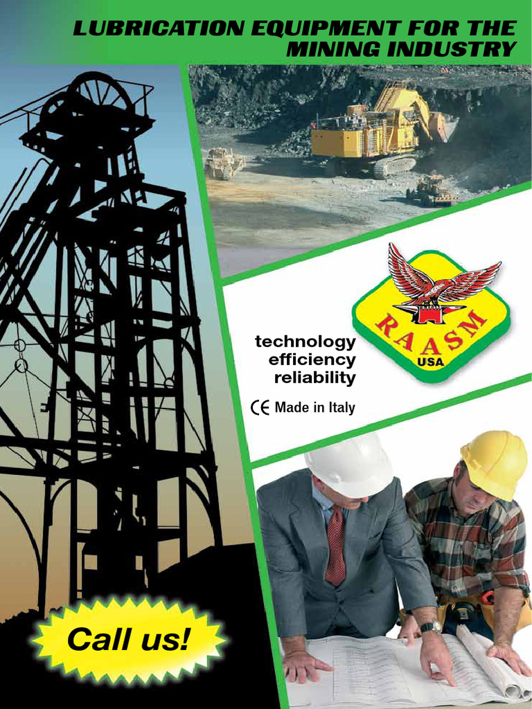 Mining Raasm USA Brochure PDF PDF Pump Lubricant