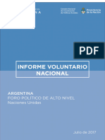 Informa Nacional Voluntario de Argentina 2017 PDF