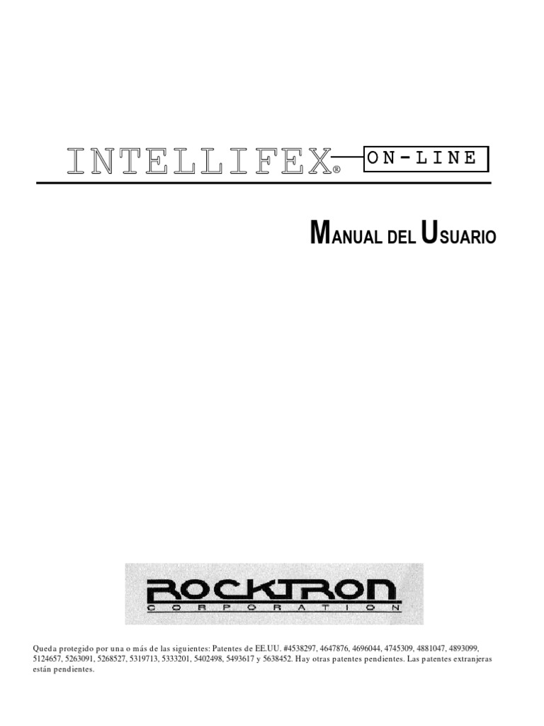 Rocktron Intellifex Español PDF | PDF