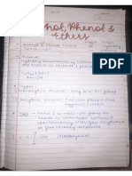 Alcohol, Phenol and Ethers PDF