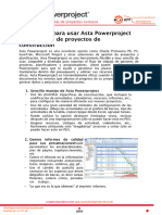 10 Razones para Usar Poerproject en Construccion PDF