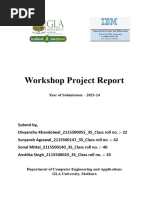 Workshop Project Report