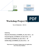 Workshop Project Report