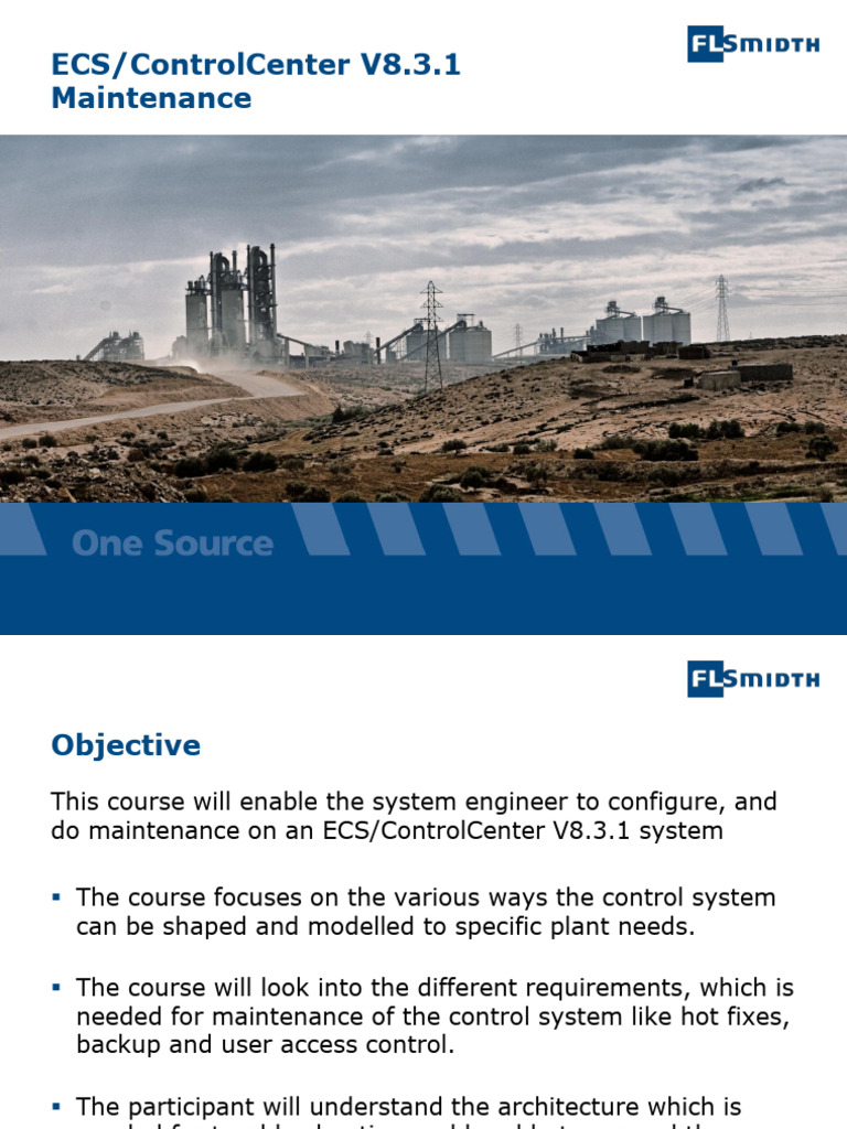 ECS/ControlCenter V8.3.1 Maintenance Course | PDF | User Interface ...