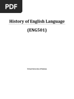 Handouts (Final) of HISTORY OF ENGLISH LANGAUGE (ENG501)