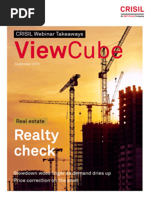 Crisil report on real estate sector in India - realty-check