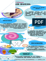 Infografía Salud Dental Ilustrado Azul