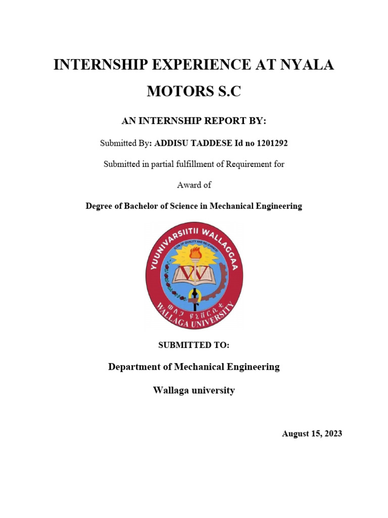 My internship project PDF Clutch Axle