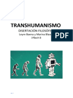 Disertacion Trnahumanismo