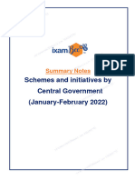 Central Govt Schemes in News Jan - Feb 2022
