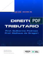 CEISC - Direito Tributário - PDF de Conteúdo 39º Exame