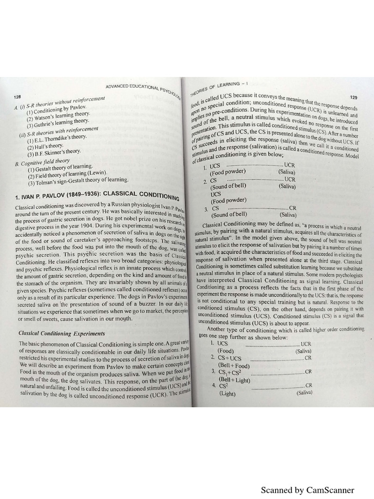 Classical and Operant Conditioning | PDF