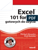 Excel 101 Formul Gotowych Do Uzycia