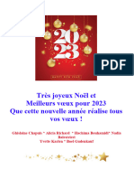 Très Joyeux Noël Et Meilleurs Vœux Pour 2023 Que Cette Nouvelle Année Réalise Tous Vos Vœux !