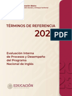 Terminos de Referencia Evaluación de Procesos y Desempeño Proni 2023