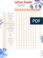 Daftar Hadir