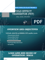 Fet Small Signal Amplifier-Part 3