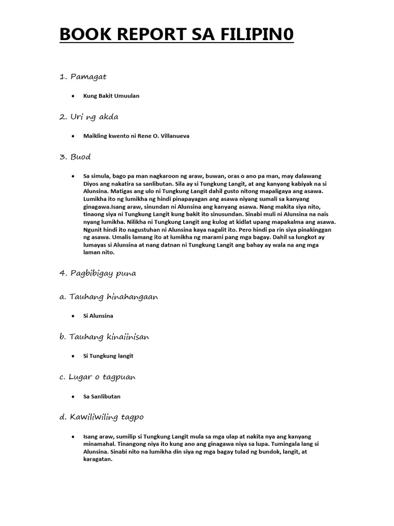 Book Report | PDF