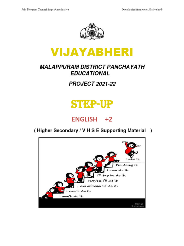 Hsslive Xii English Vijayabheri Malappuram PDF