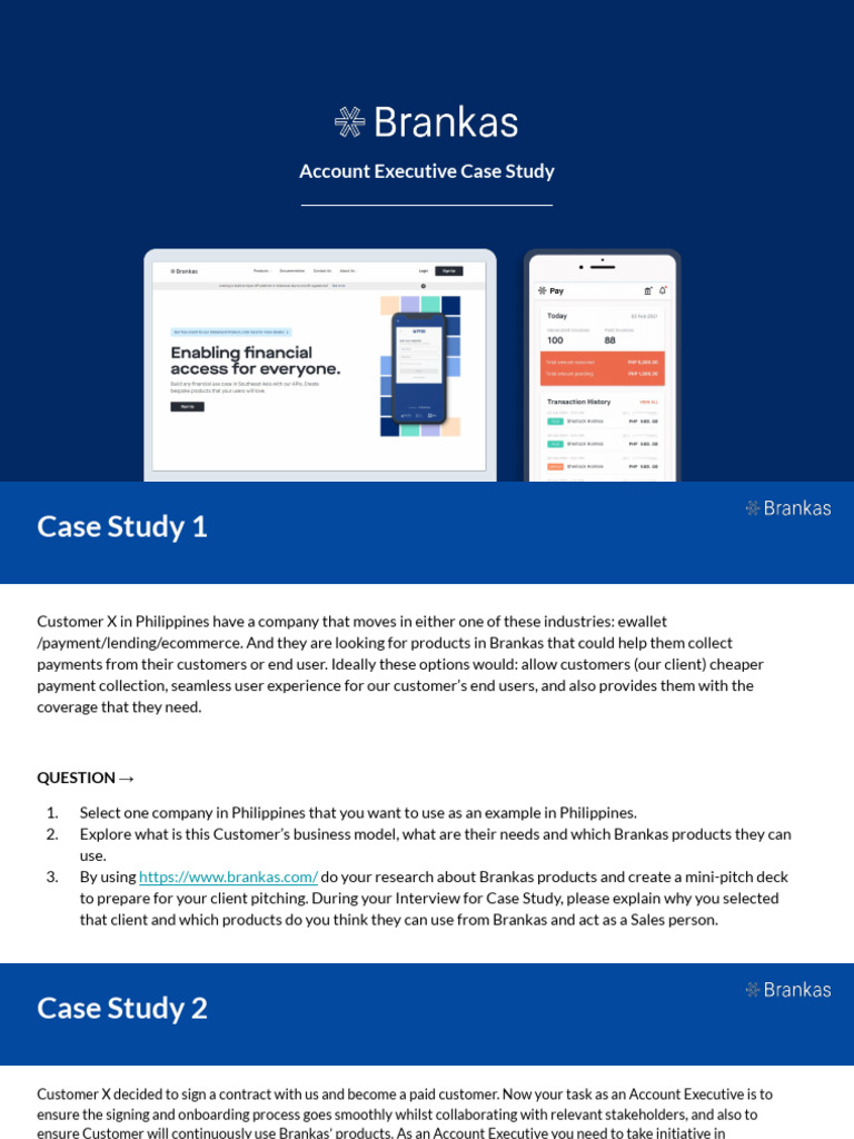 Account Executive Case Study (PH) | PDF | Economies | Business