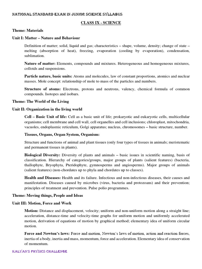 NSEJs | PDF | Science & Mathematics