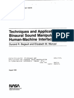 Techniques and Applications For Binaural Sound (Begault and Wenzel)