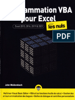 First Programmation Vba Pour Excel 2013 2016 2019 Et 2021