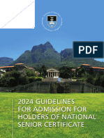 2023 National Senior Certificate Guidelines For Admissions