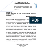 Aceptacion Defensor Privado Pedro Ramon Nieves Lopez