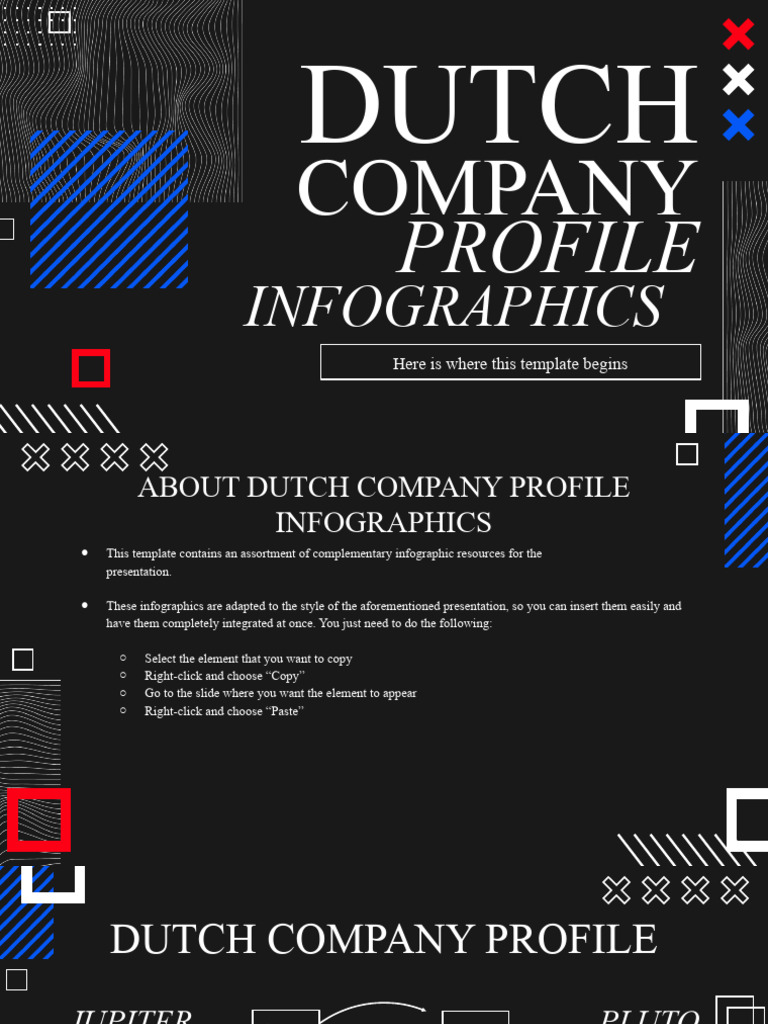 Dutch Company Profile Infographics | PDF | Planets | Planets In Astrology
