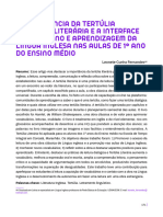 Resumo artigo tertúlia literária 