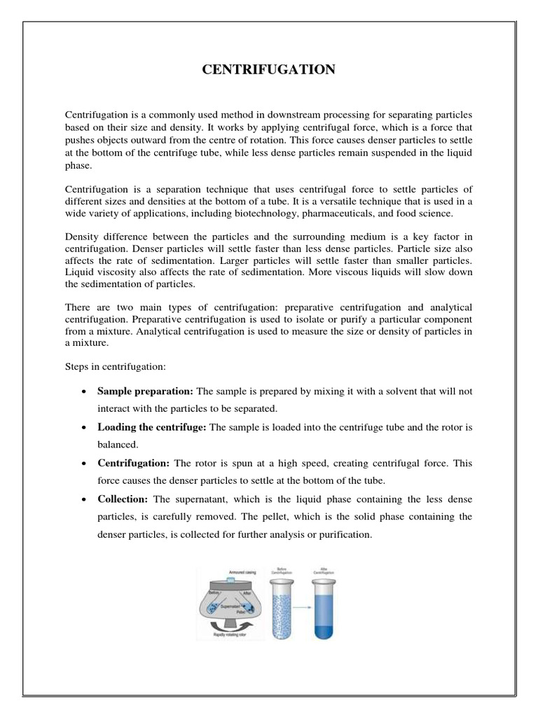 SR PDF Centrifugation Protein Purification
