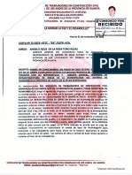 CARTA DEL SINDICATO PAGOS Y EPP