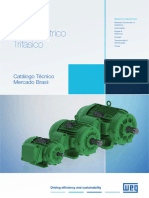 WEG w22 Motor Eletrico Trifasico 50023622 Brochure Portuguese