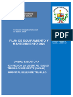 Plan de Equipamiento y Mantenimiento Hbt 2020