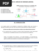 Fórmulas y Ejemplo de Tabla ANOVA | PDF