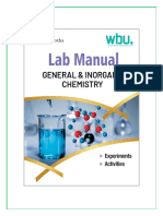Lab Manual-General & Inorganic Chemistry WBU