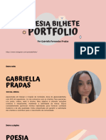 Portfolio - Poesia Bilhete