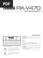 Download Yamaha RX-V470 by Andreas Derksen SN69779390 doc pdf
