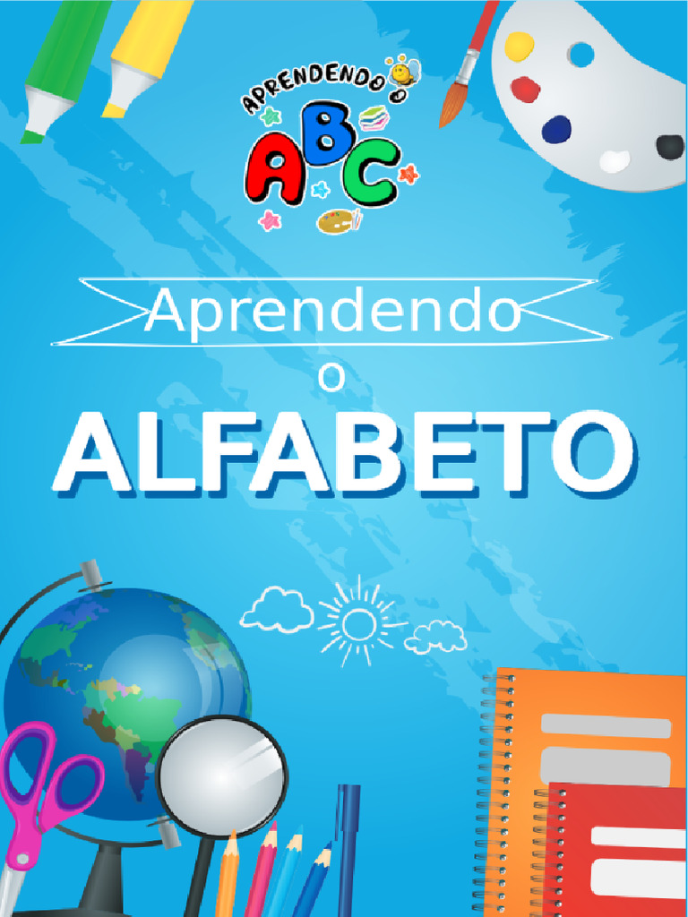 Caderno Do Alfabeto | PDF | Escrita | Alfabeto