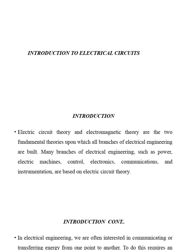 Introduction To Electrical Circuits. 3 PDF