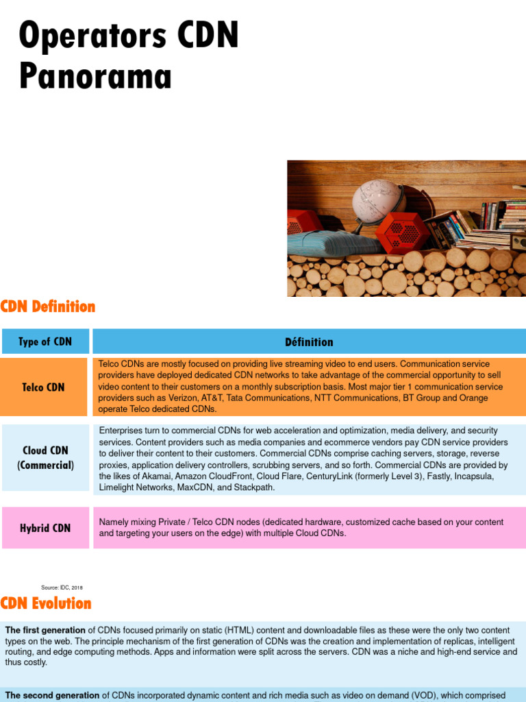 CDN Operators and Market Overview | PDF | Cloud Computing | Information ...