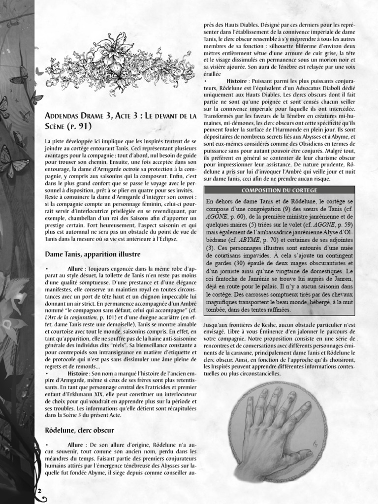 Acte 3 : Le cortège de Tanis et Rôdelune | PDF