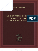 Le Dottrine Sociali Delle Chiese Vol. I - Ernst Troeltsch