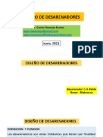 Diseño de Desarenadores - 75 Láminas