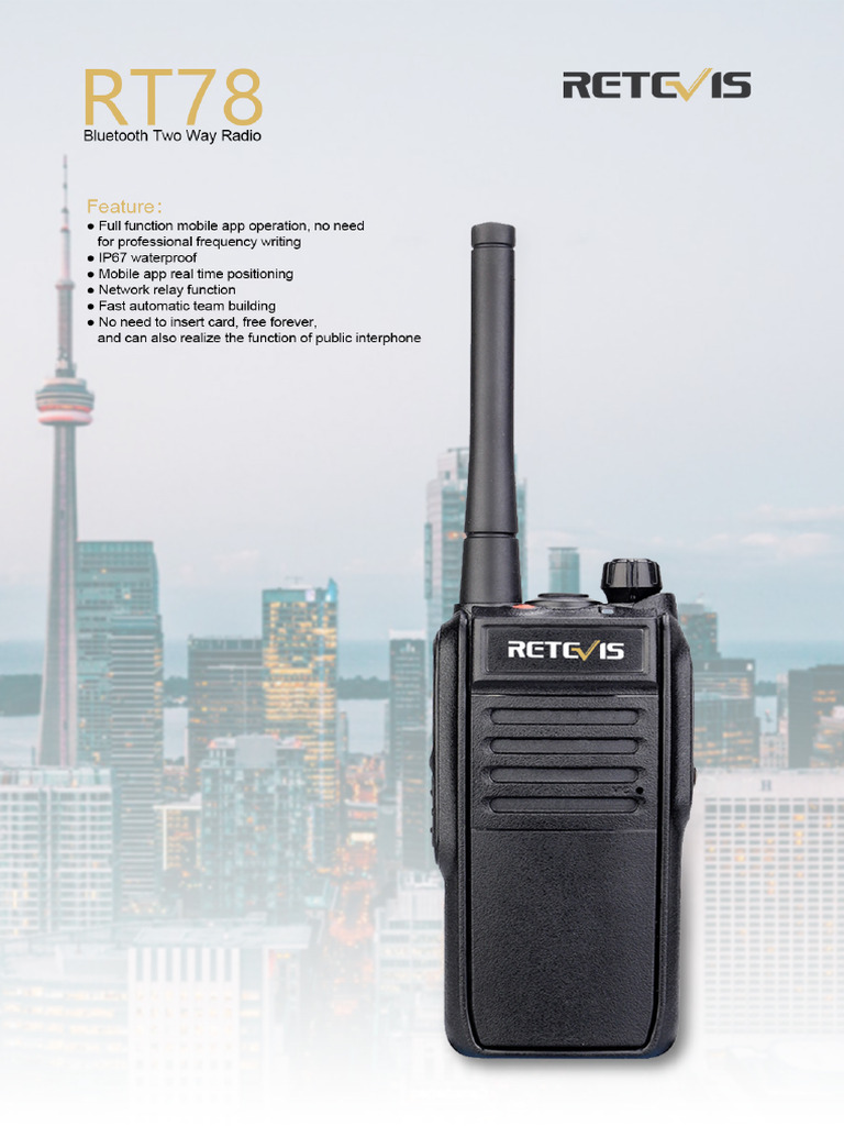 RT78 Brochure | PDF