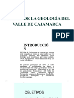 Estudio de La Geología Del Valle de Cajamarca