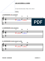 COURS N°3-Système Majeur-Accords À 3 Sons